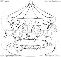 Posted by edward at 9:14 am. Royalty Free Rf Clip Art Illustration Of A Coloring Page Outline Of A Carousel By Bnp Design Studio 1049883