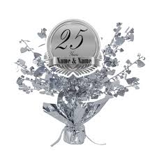 Personalize it with photos & text or purchase as is! 25th Anniversary Party Decorations 25th Anniversary Customized Centerpiece