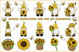 Free Free 258 Sunflower Gnome Svg SVG PNG EPS DXF File