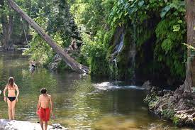 It's finally spring in texas, and as the weather warms up, so will the lake travis area swimming holes. Krause Springs Swimming Hole And Waterfall In Spicewood