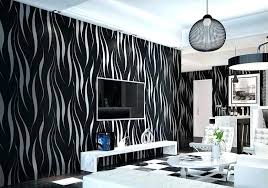 Black And Silver Living Room Living Room Wallpaper Silver Wallpaper Living Room Silver Living Room Decor Black And Silver Living Room