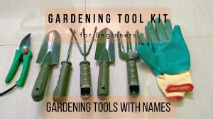 You should knwoing all gardening tools names? Gardening Tool Kit For Beginners Gardening Tools Names Gardening Tools For Home Garden Youtube