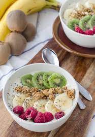Kiwi Smoothie Bowl With Hokey Pokey Granola Delish Knowledge Recipe Kiwi Smoothie Smoothie Bowl Kiwi Smoothie Bowl