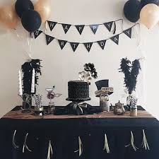 Black And Gold Simple Sweet Corner Decor For Dea S 17th Birthday Party Hellopartyplanner Partyplanner Partyplannermurah Partyplannermedan Birthdaypartypla