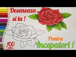 Posted on 14/09/2014 by lucasimatei. Trandafir Cea Mai Frumoasa Floare Cum Se Deseneaza Desenez Si Colorez Primavara Youtube