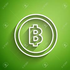 What works in their favor is that they are not regulated by a bank or a central authority. White Line Cryptocurrency Coin Bitcoin Icon Isolated On Green Royalty Free Cliparts Vectors And Stock Illustration Image 131160939