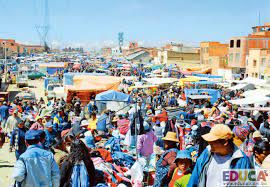 La feria oc abre desde el viernes 16 de julio hasta el domingo 15 de agosto. Feria 16 De Julio Municipio De El Alto Historia Literatura Educacion De Bolivia Mapas