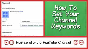 Youtube uses channel keywords, your channel description and the types of your videos you to figure out the overall topic and category of your channel. Set Your Channel Keywords How To Start A Youtube Channel Faq Tube Youtube