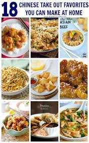 18 Chinese Recipes Take Out Favorites You Can Make At Home Homemade Chinese Food Easy Chinese Recipes Asian Recipes