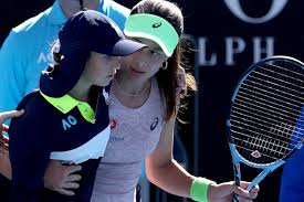 Turkey's Zeynep Sönmez helps ball girl who fainted on court during Australian Open match