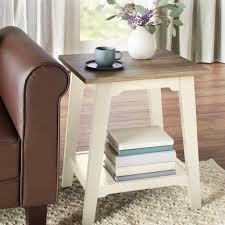Compared with other folding table tops connected by bungee cords, the beach table is more durable and stable.easy to clean: Better Homes Gardens Bedford Accent Table Ivory Walmart Com Walmart Com