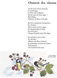 Chanson Des Oiseaux Victor Hugo Victor Hugo Poeme Poeme Francais Et Poesie Francaise