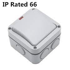 Great savings & free delivery / collection on many items. Ip66 Waterproof Dust Proof Outdoor External Wall Switch 1 Gang Push Button Light Switch Extension Socket Aliexpress