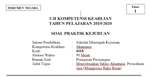 Pembahasan soal ukk akuntansi paket 1 tahun 2018/2019 (spreadsheet. Soal Ukk Smk Akuntansi Tahun Pelajaran 2019 2020 Anugerah Dino