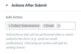 Here's how your dashboard looks like after you create your form Form Submissions Elementor