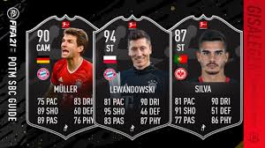 By no means a meta player, the bundesliga potm for (source: Fifa 21 Bundesliga Potm Robert Lewandowski Andre Silva Or Thomas Muller Sbc Prediction Guide Youtube