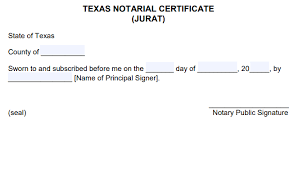 What Is A Jurat In Texas ⋆ Houston Notary Solutions