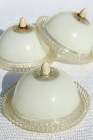 Retro Vintage Plastic Clip On Lamp Shade Shades For Single Bulbs Or Flush Mount Ceiling Light Fixture