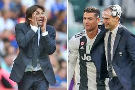 Antonio conte's wife interrupts his press conerence. Cristiano Ronaldo Declines Antonio Conte Appointment At Juventus Sports India Show
