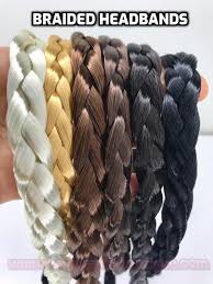 Learning how to braid hair is simpler said than done. Braided Headband Synthetic Hair Bands Human Hair Like Hair Etsy