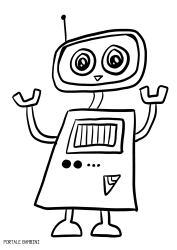 Disegni Di Robot Da Stampare E Colorare Gratis Portale Bambini Robot Coloring Coloringpages Coloringinspira Pagine Da Colorare Di Natale Disegni Colori
