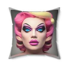 Drag queen pillow