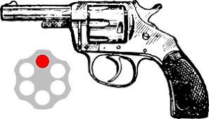 You want to push your luck, or you're just extremely bored? Russian Roulette Puzzle Puzzle Fry