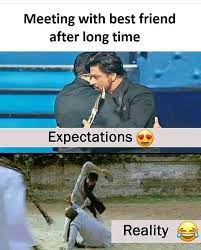 Tell me a joke now. This Is What Happened When Two Best Friends Meet Funny Meme Lol Humor Funnypics Dank Hilario Funny Best Friend Memes Bff Quotes Funny Latest Funny Jokes