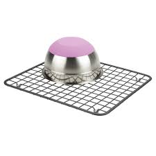 Maybe you would like to learn more about one of these? Customer Favorite Metal Grid Kitchen In Sink Protector Mat Drying Rack In Matte Black 11 X 12 75 X 65 By Mdesign Accuweather Shop