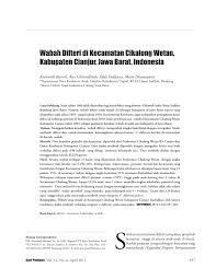 Ucapan selamat hari jadi yang ke 18 tahun ditujukan kepada teman yang . Pdf Wabah Difteri Di Kecamatan Cikalong Wetan Kabupaten Cianjur Jawa Barat Indonesia