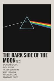 Dark side of the moon album cover. The Dark Side Of The Moon By Maja Music Poster Ideas Movie Poster Wall Movie Posters Minimalist
