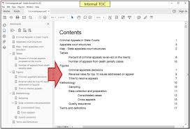 The acrobat reader allows anyone to view, navigate, and print documents in the adobe portable document format (pdf). Creating Table Of Contents From Pdf Bookmarks