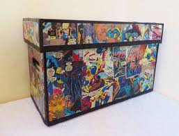 I first tried out drawer box storage system back in the early 2000's and saw their booth at the san diego comic con and never looked back, they are the only boxes i use now. Custom Comic Book Storage Box By Knowheredesign On Etsy Comic Book Storage Comic Books Diy Comic Storage