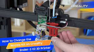 How To Change The Nozzle Kit On Creality Ender 3 V2 3d Printer Youtube