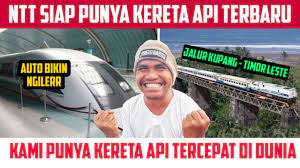 Seorang petugas pemeriksa jalur (ppj) kereta api (ka) memeriksa kondisi jalur ka di kota madiun, jawa timur, kamis (25/5). Di Ntt Akan Ada Kereta Api Tercepat Di Dunia Fonsega Channel Youtube