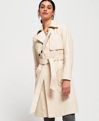 superdry sirena trench coat womens jackets coats