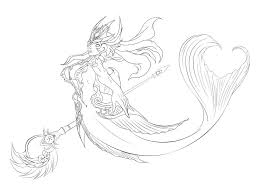 Nami Line Art Lol Fan Art Art Trade By Maicrimsonheart Art Fan Art Line Art