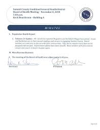 Summit County Combined General Health District Board of Health Meeting