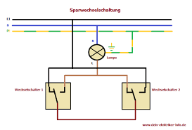 Sparwechselschaltung Elektroinstallation Elektroinstallation Selber Machen Elektroinstallation Haus