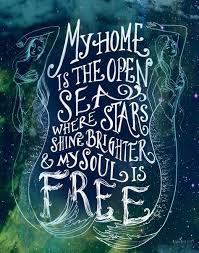 My Home Is The Open Sea Art Print Mermaid Quotes Beach Quotes Ocean Quotes