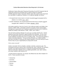 Carbon monoxide detector, california apartment law? Https Www Ci Larkspur Ca Us Documentview Aspx Did 282