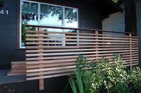 With profiles ranging from classic to contemporary, our railing gives your decking masterpiece the frame it deserves. Well Done Blog June 2010 Modern Front Yard Patio Fence Fence Design