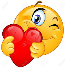 Blinzeln Emoticon Ein Rotes Herz Illustration Spon Umarmen Hugging Emoticon Winking In 2020 Emoji Pictures Funny Emoticons Animated Emoticons