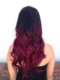 Vibrant Violet Red Ombre Magenta Hair Red Ombre Hair Magenta Hair Colors