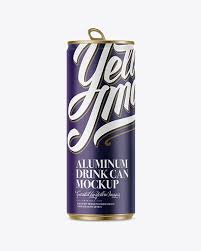 250ml Matte Aluminium Can Mockup In Can Mockups On Yellow Images Object Mockups In 2020 Mockup Free Psd Bottle Mockup Cosmetic Bottles