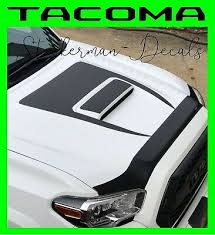 The perfect hoods & hood scoops for your 2020 toyota tacoma is waiting for you at realtruck. 2016 2019 Toyota Tacoma Trd Sport Hood Decal And Scoop Decal Parts Accessories Tu Berlin Car Truck Parts