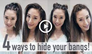 4 Ways To Hide Your Bangs New Hairstyles 2017 Hair Styles 2017 Hair Magazine Hair Styles