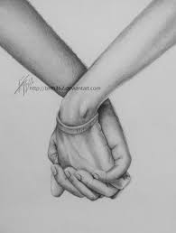 Random Things To Draw When Bored How To Draw Hands Couple Holding Hands Holding Hands Drawing