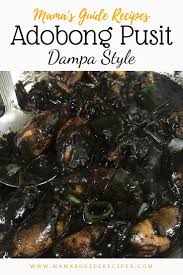 Adobong Pusit Dampa Style Adobong Pusit Pusit Recipe Pinoy Fish Recipe