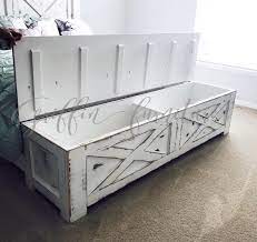 After installing the headboard and footboard, the bed would all be ready to serve! Holzbettrahmen Mit Ablagefach In Der Fussleiste Dieses Bett Ist Ideal Fur Ablagefach Dieses H Bed Frame With Storage Rustic Bed Frame Storage Footboard